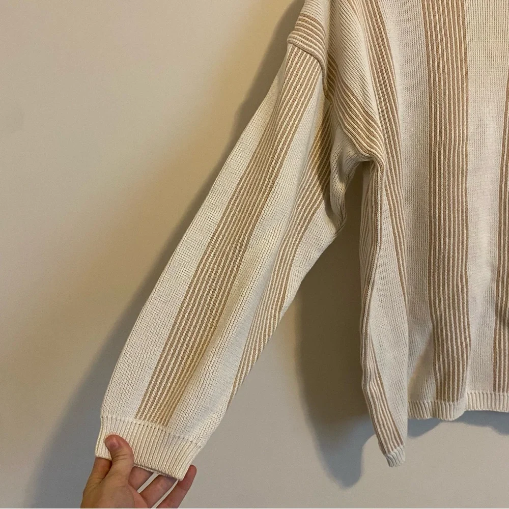 Paris Sport Club Vintage Striped Sweater size Medium
